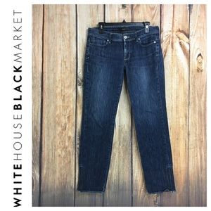 💸White House Black Market Noir Straight Leg 8